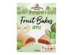 Crownfield Fruit Bakes with apple filling, showing nutritional information and weight.