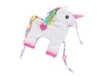 Unicorn piñata for a party.