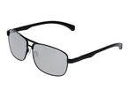 Black sunglasses with mirrored lenses, angled to show the full frame and temples.