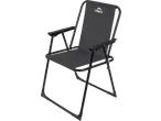 CRIVIT Folding Camping Chair in dark grey with black frame