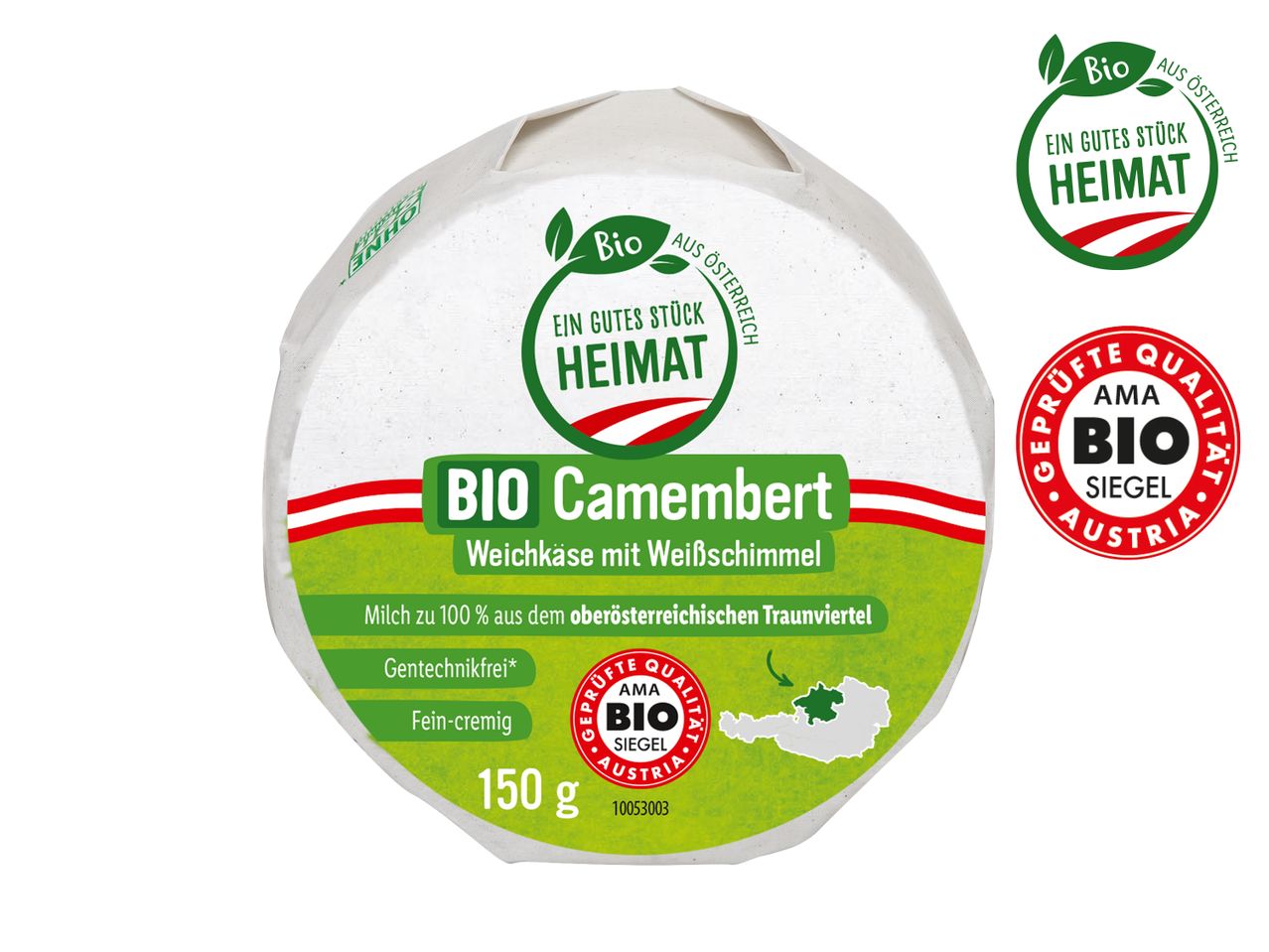 Gehe zu Vollbildansicht: AMA Bio Camembert - Bild 1