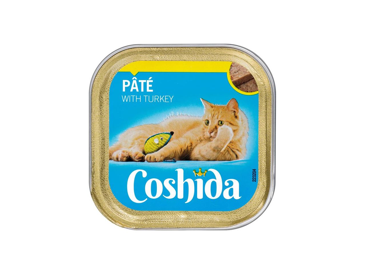 Coshida: Turkey pâté for cats.