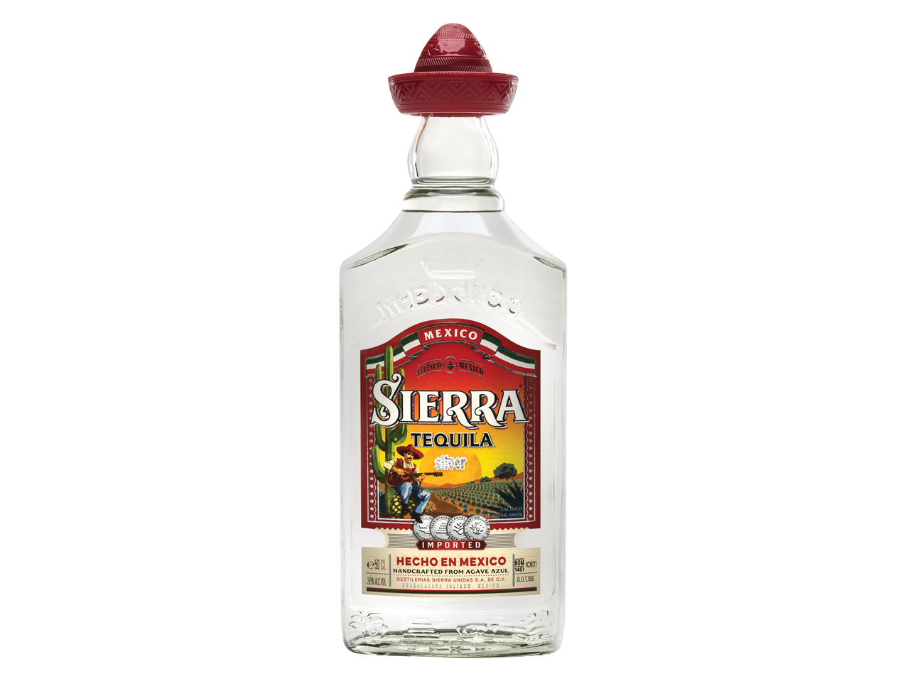 „Sierra Tequila Silver“ butelis.