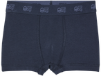Pojkboxershorts, marinblå, med tryck av lastbilar.