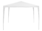 Pavilion LIVARNO alb cu structură de cort, ideal pentru evenimente în aer liber.