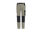 Parkside® Men's Work Trousers in beige and black with side pockets.