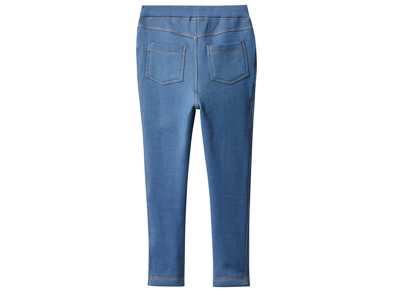 Детски термоклин в син цвят, с изглед отзад.