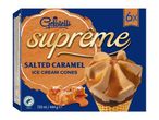 Gelatelli Supreme salted caramel ice cream cones.