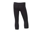 Black women's cropped leggings