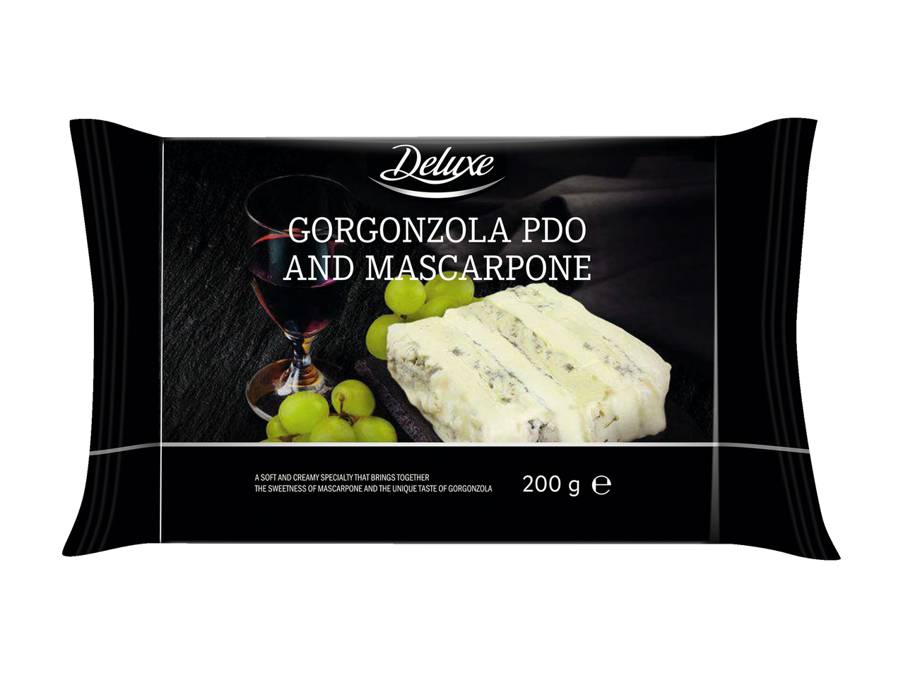 Brânză Gorgonzola PDO și mascarpone Deluxe.