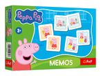 Peppa Pig themed memory game for ages 3+ with various character cards.