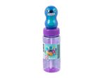 Stitch-themed bubble bottle with a blue character top and a label featuring Stitch with a pineapple.
