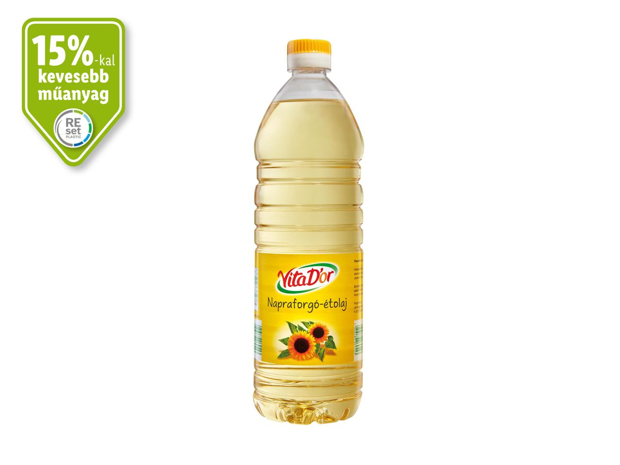 VitaDor napraforgóolaj üveg.