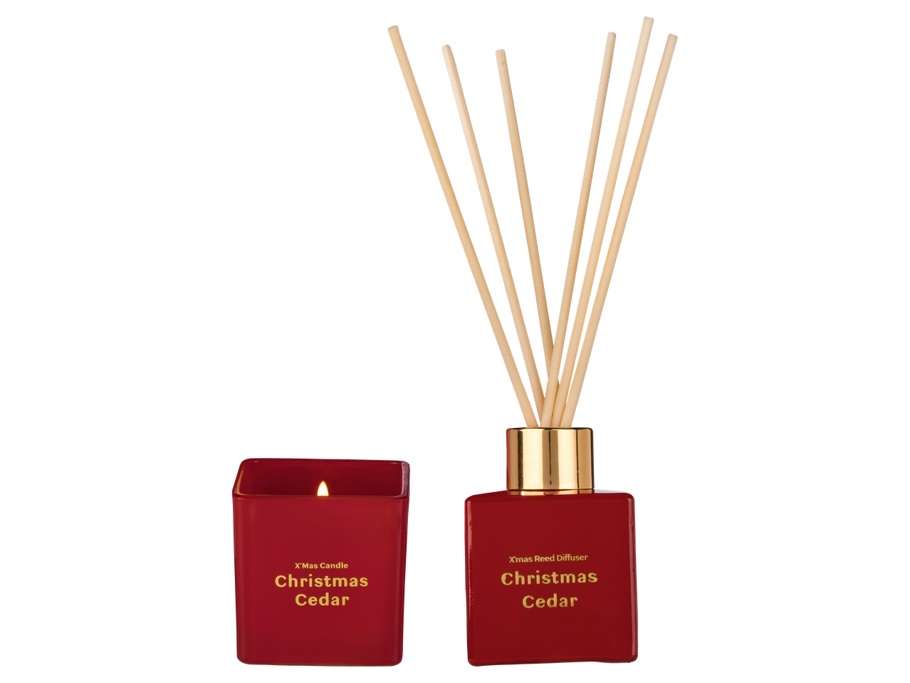 LIVARNO home Christmas Cedar küünal ja aroomidifuusori komplekt.