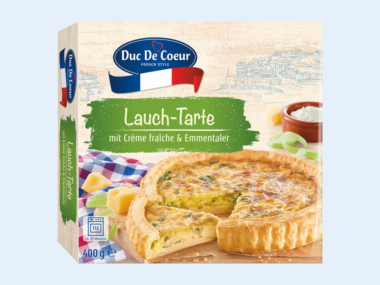 Angebot zur Verfügung stellen Duc de Coeur Lauch-Tarte