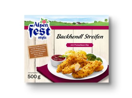 Alpenfest Backhendl Streifen