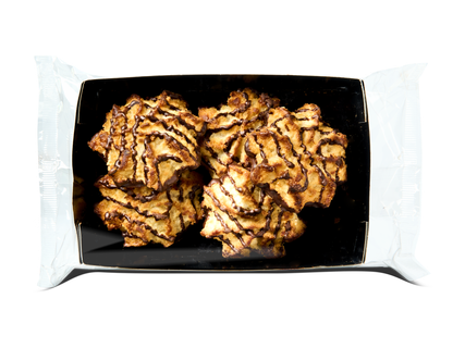 Kokossterrochers gechocolateerd