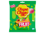 Chupa Chups Fruit lolly's met natuurlijke kleuren, 16 lolly's met diverse fruitsmaken.