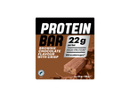 Protein szelet, brownie csokoládé ízesítéssel, roppanós darabokkal.