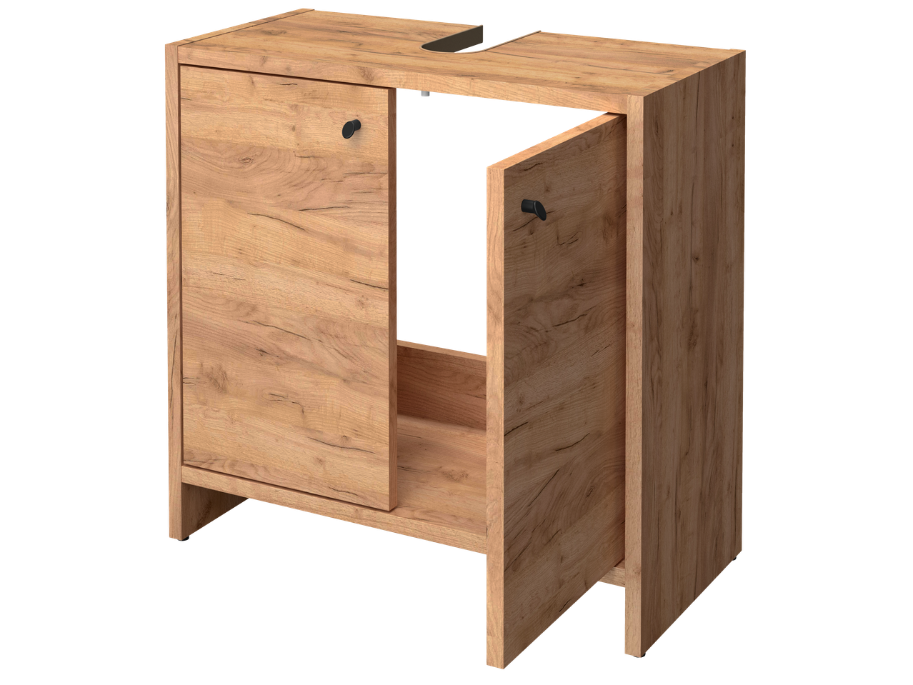 LIVARNO kupatilski ormarić od drveta sa dvoja vrata i otvorom za lavabo