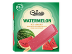 12 picolés Gelatelli de melancia.