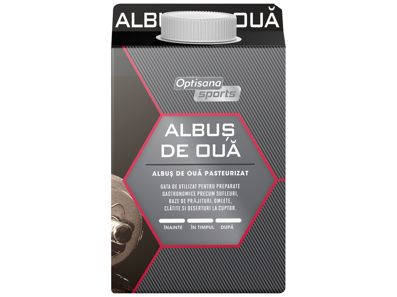 Optisana Sports: Albuș de ouă pasteurizat.