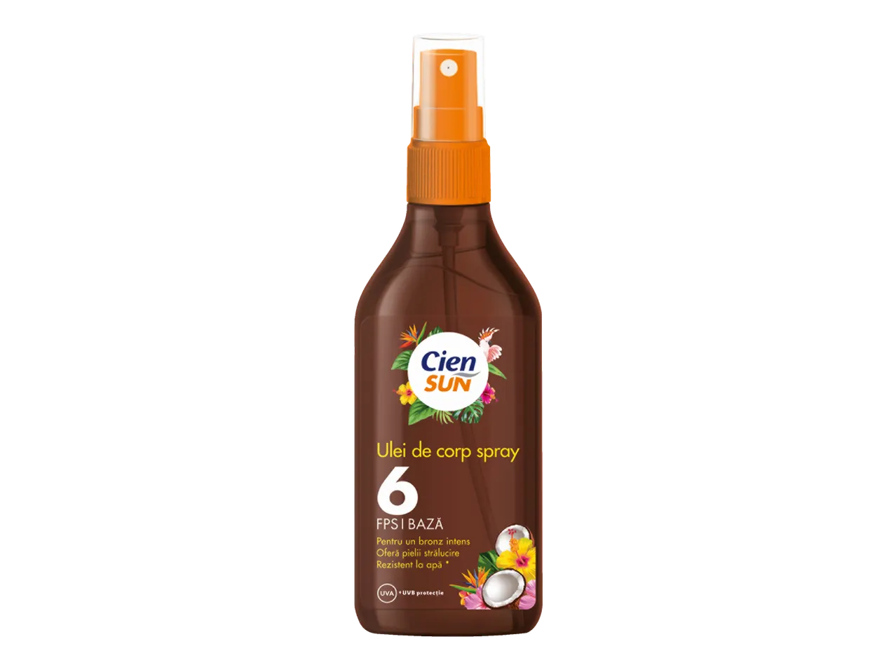 Ulei de corp Cien Sun SPF 6 spray.