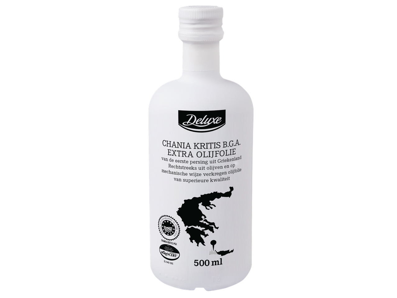 Deluxe Chania Kriti BGA extra vierge olijfolie, 500 ml.