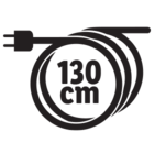 Cablu de 120 cm cu fișă.