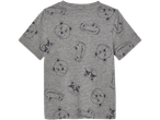 Tricou gri Lupilu pentru băieți cu model de fețe de animale.