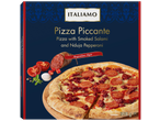 ITALIAMO Pizza Piccante met gerookte salami en Nduja pepperoni, Neapolitan Style, 398g.