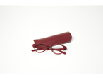 Esmara® Reading Glasses in red with a matching case on a white background.