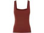 Top tricotat, culoare maro.