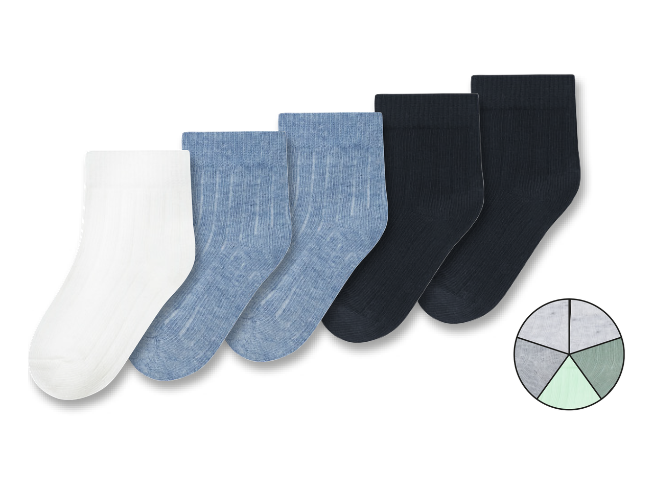 Calzini da neonati, 5 paia