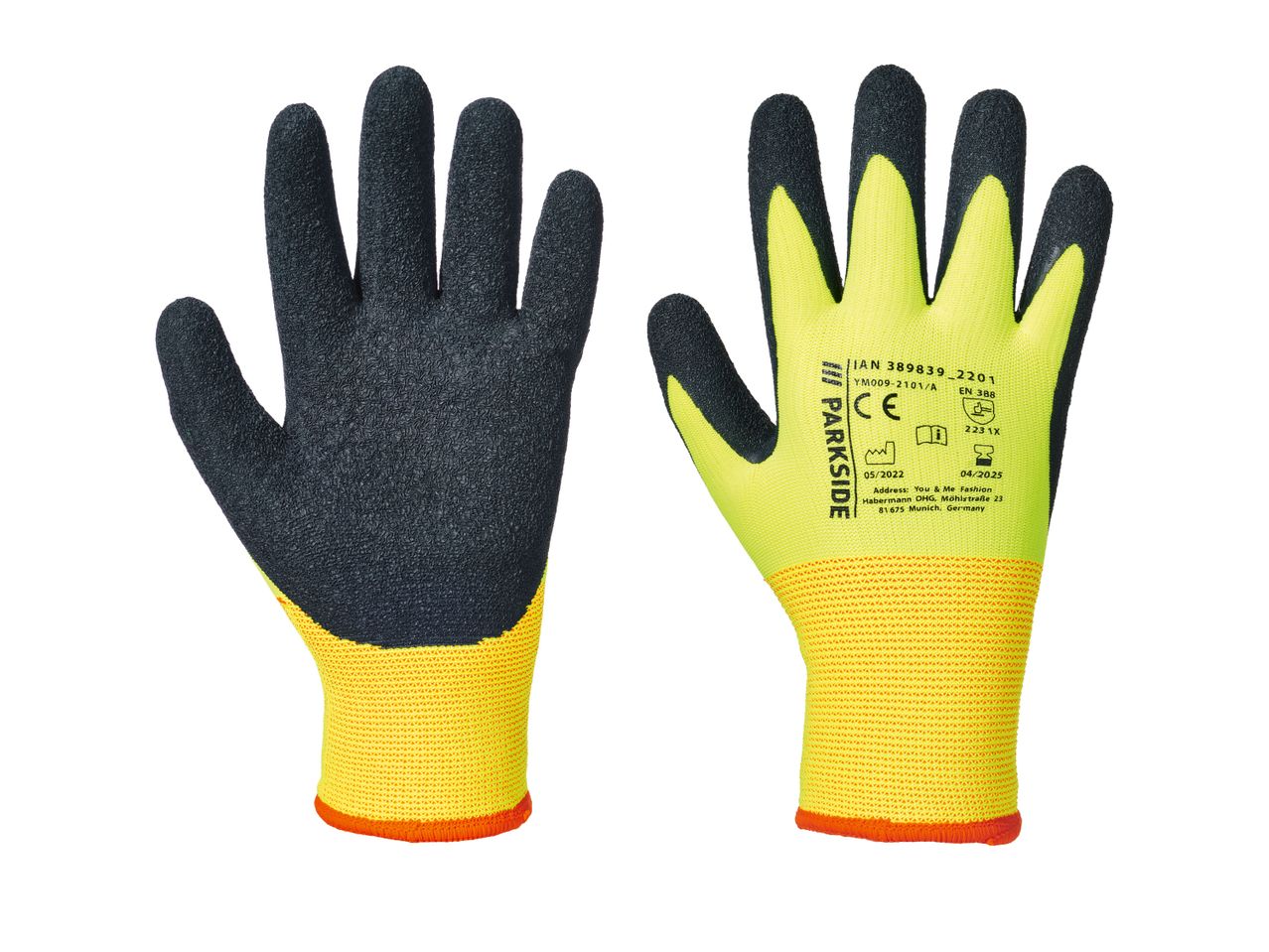 Go to full screen view: PARKSIDE Lined Work Gloves - Image 2