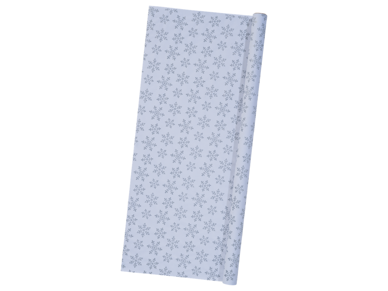 CRELANDO® Premium dovanų popierius su snaigių raštu