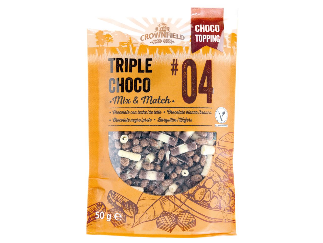 Ver empliada: Mix&Match Topping Triplo Chocolate - Imagem 1