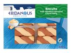 Biscuits with hazelnut flavored crème filling, Greek style, 330g.