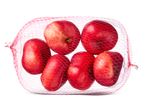 Nectarines in een rood netje