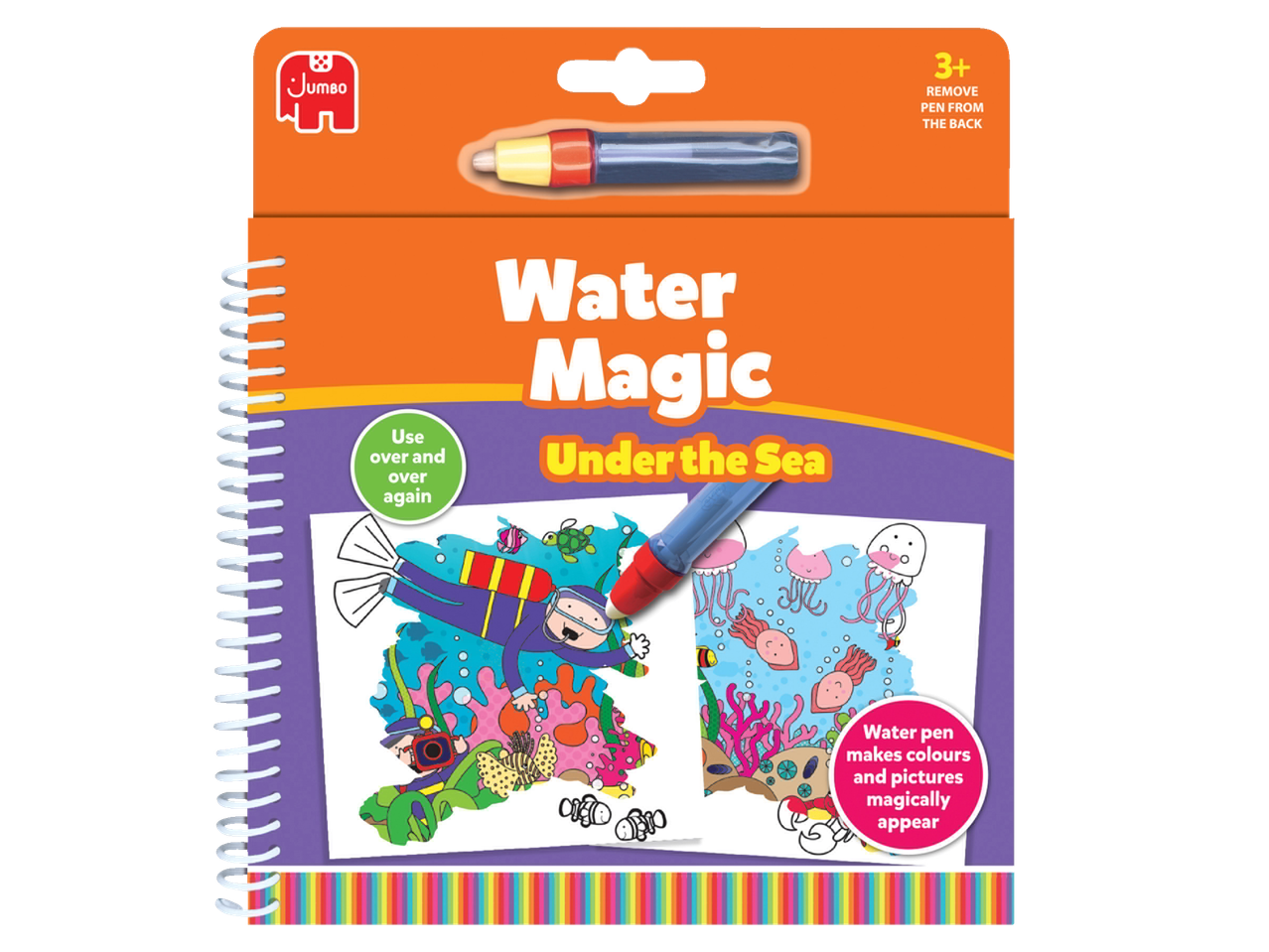 Cartea magică de colorat subacvatică de la Jumbo.