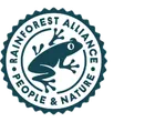 Rainforest Alliance-zegel: Mensen & Natuur.