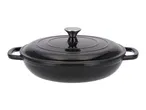 Silvercrest 3.7L Cast Iron Casserole Dish - Black
