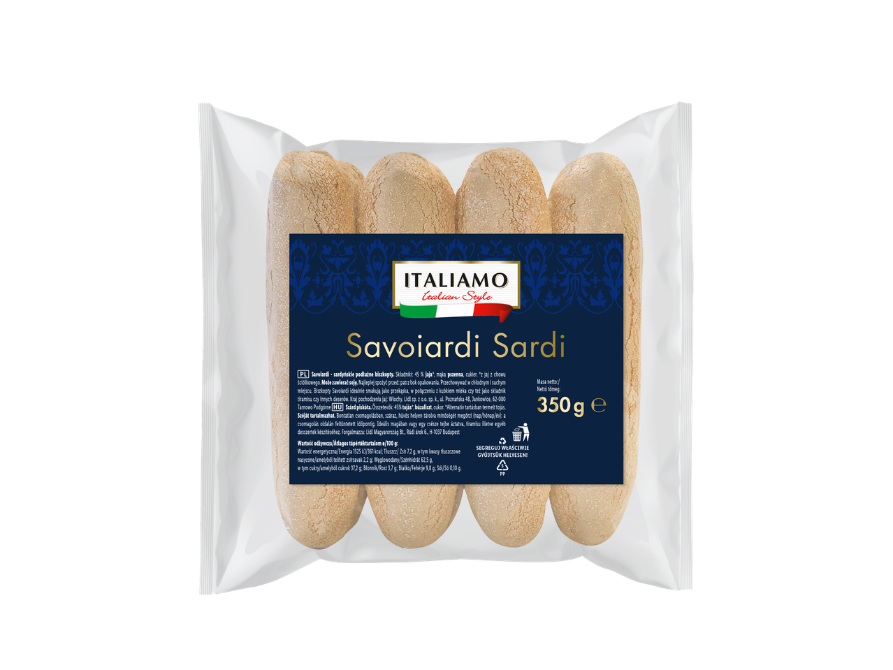 Biszkopty savoiardi