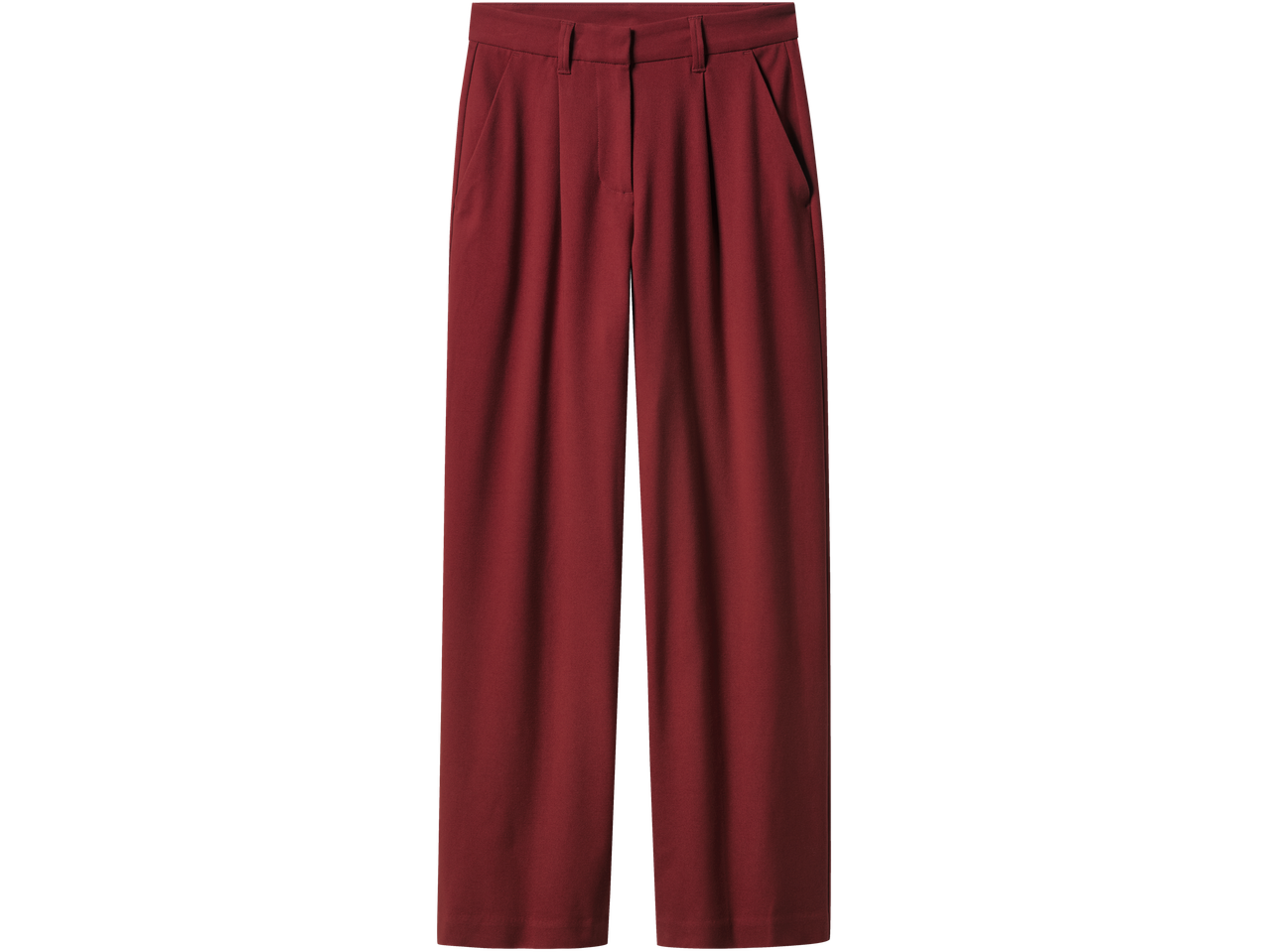 Esmara ženske crvene plisirane hlače