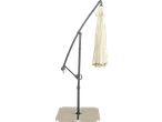 Livarno Cantilever Parasol, beige, folded