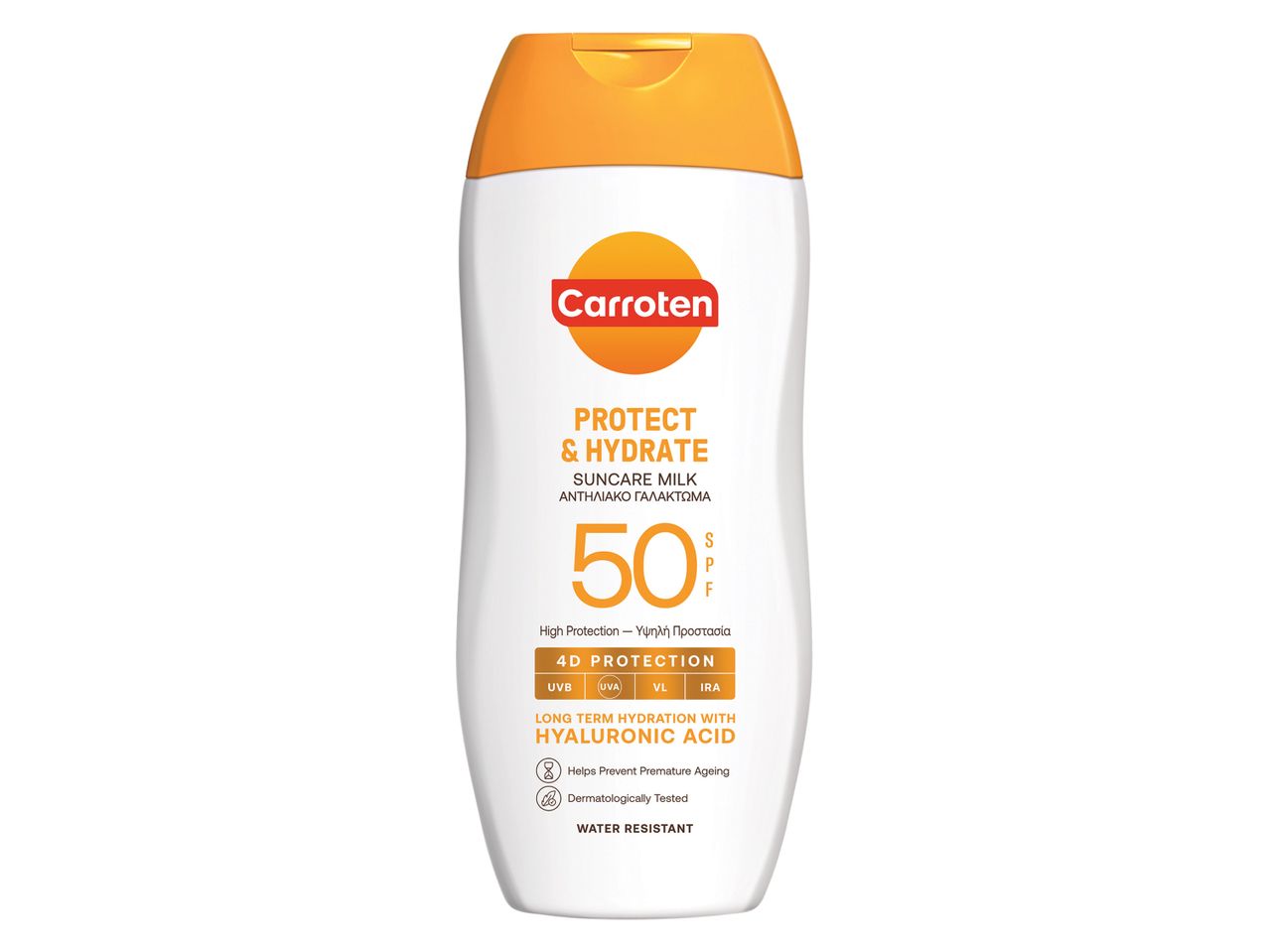Carroten Αντηλιακό γαλάκτωμα protect & hydra SPF50