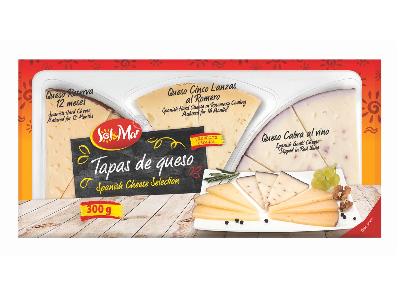Go to full screen view: Selection of Mature Spanish Cheeses - Image 1