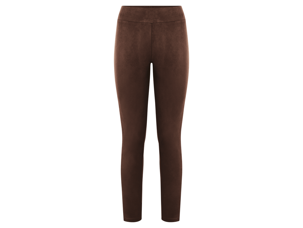 Női barna velúr hatású leggings