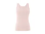 A blush-pink women's sleeveless top.