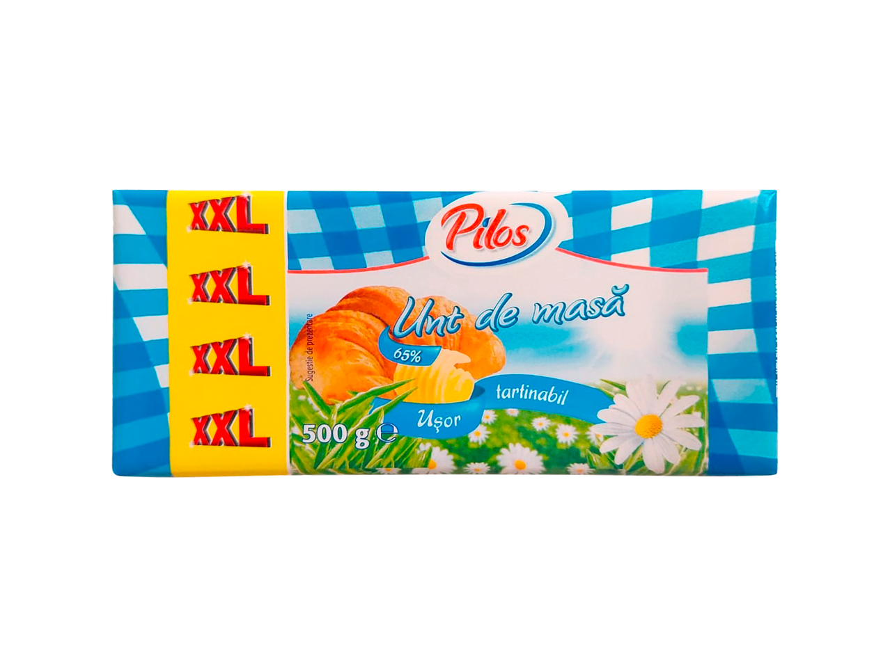 Unt de masă Pilos XXL, 500g, ușor tartinabil, 65% grăsime.